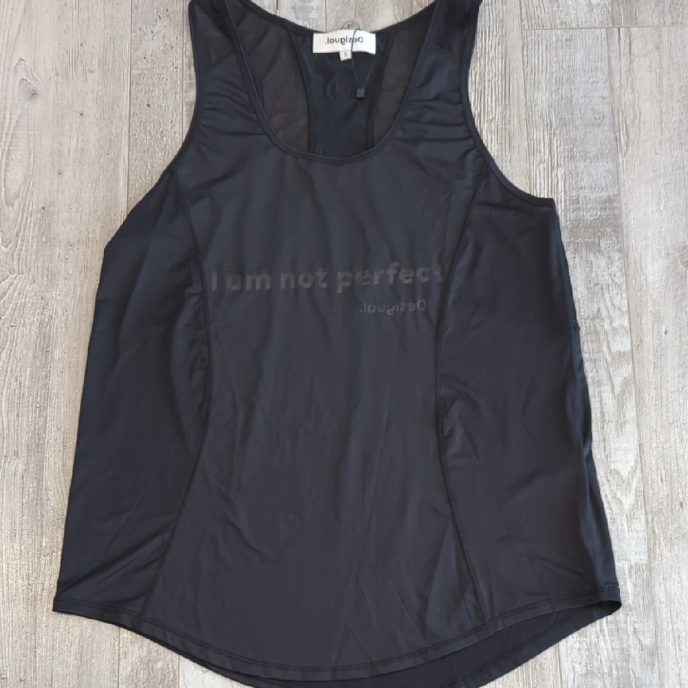 Love Riche Black Sleeveless Tank Top
